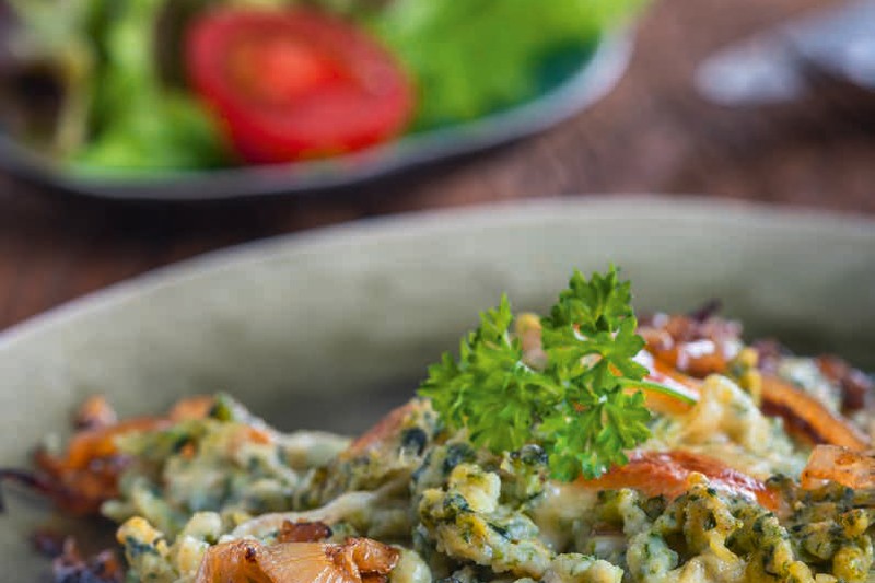 Spinatspätzle