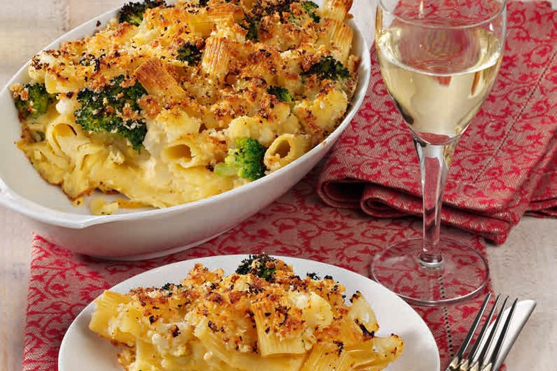 Pasta & Cheese mit Brokkoli und Blumenkohl
